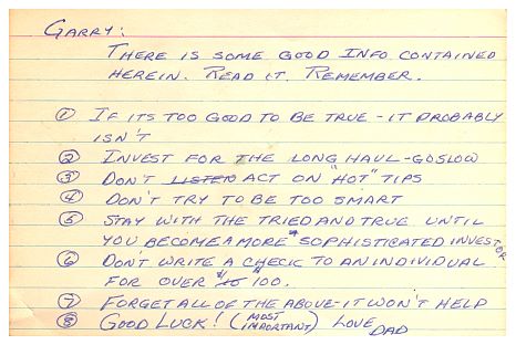 1980.. Advice from dad to Garry, probably on getting his first job. No checks over $100.jpg